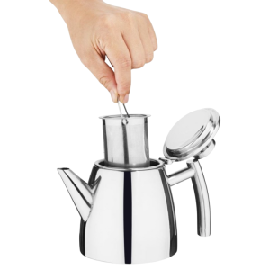 Kūginis nerūdijančio plieno arbatinukas - 0,35 L