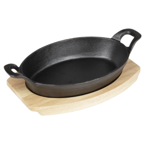 Lenta ovaliai ketaus lėkštei - 260x165 mm