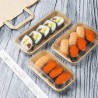 Couvercles PET Barquettes à Sushi GEHX287 - Lot de 300 - Fiesta Green
