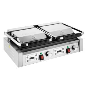 Grill Panini Double - Lygios ir Gofruotos Plokštės - Buffalo