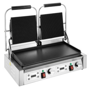 Grill Panini Double - Lygios ir Gofruotos Plokštės - Buffalo