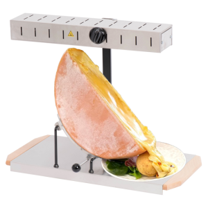 Alpų kalnų raclette aparatas iš nerūdijančio plieno