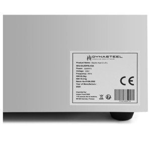 Friteuse Professionnelle Premium 2 x 8 L su išleidimu - Dynasteel