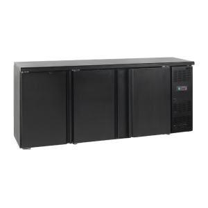 Arrière-Bar Réfrigéré 3 Portes à Charnières - 442 L TEFCOLD: Stockez et conservez vos produits frais avec ce matériel de cuisine