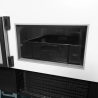 Premium paslaugų vitrina su darbastaliu - 325 L