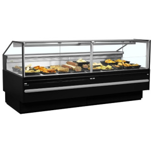 Vitrina šaldytuvas juoda - 627 L - TEFCOLD