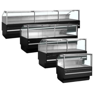 Vitrina šaldytuvas juoda - 627 L - TEFCOLD