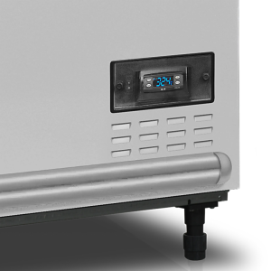 Réfrigeratorius Šaldiklis Lenktas Stiklinis Dangtis - Baltas - 500 L - TEFCOLD