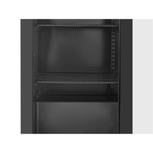Arrière-Bar Réfrigéré 2 Portes Vitrées - Intérieur Noir Dynasteel