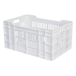 Dėžė 600 X 400 Perforuota 60L Balta - Gilac