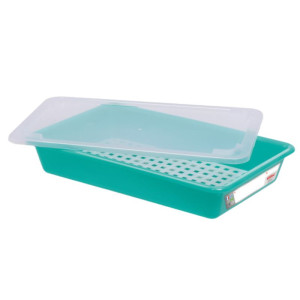 Bac Plat HACCP avec Couvercle et Grille - 5 L - Žalia - Gilac