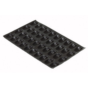 Moule à Madeleines - 40 Empreintes - 78 x 47 mm - Matfer