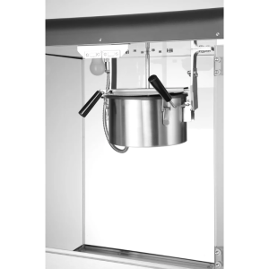 Popkornų mašina 1155 W - Juoda - HENDI