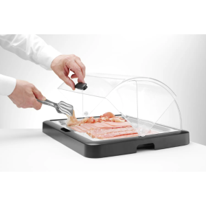 Vitrine Buffet su Stumdomu Dangčiu UNIQ - Juoda - HENDI