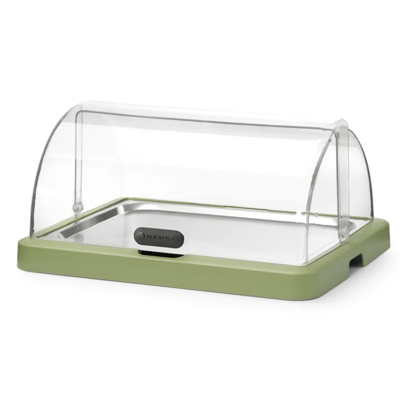 UNIQ Sliding Lid Buffet Display Case - Green - HENDI UNIQ Sliding Lid Buffet Display Case - Green - HENDI