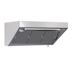 Hotte Snack Profondeur 900 avec Led et Sans Moteur - Ilgis 1800 - Dynasteel