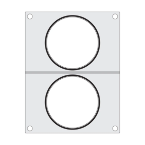 Sandarinimo matrica rankiniam sandarikliui - 2 skyreliai - HENDI