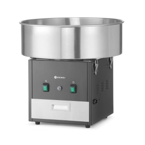 Nerūdijančio plieno cukraus vatos aparatas - Juodas - HENDI