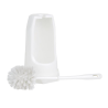 Brosse Ronde et Support WC - Blanc - Jantex