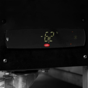 Réfrigérateur Congélateur Couvercle Vitré Noir - 213 L - TEFCOLD