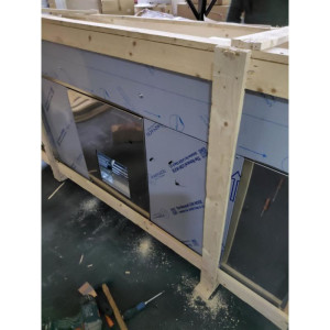 Complete Snack Hood 900 - Length 1600 - Motor, LED and Dimmer - Dynasteel