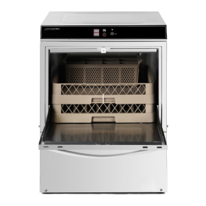 Profesionali indaplovė su skalavimo skysčio ir ploviklio dozatoriumi bei išleidimo pompa - 50 x 50 cm - Dynasteel