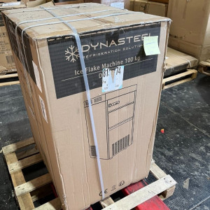Smulkinto ledo mašina - Dynasteel 100 kg: Profesionali kokybė