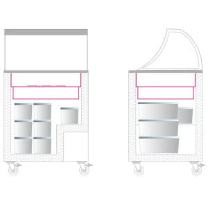 Šaldiklis ledams - 191 L - TEFCOLD