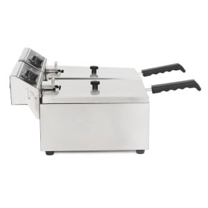 Professional Deep Fryer - 2 x 10 L - Dynasteel
