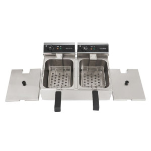 Profesionali gruzdintuvė - 2 x 10 L - Dynasteel