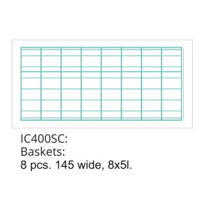 Vitrina statiniams ledams - 8 x 5 L