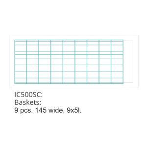 Vitrina statiniams ledams - 9 x 5 L