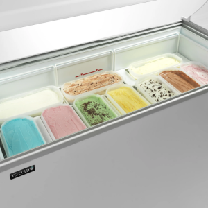 Vitrine à Crème Glace Statique - 398 L