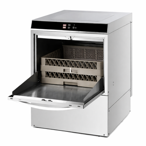 Profesionali indaplovė su skalavimo skysčio ir ploviklio dozatoriumi bei išleidimo pompa - 50 x 50 cm - Dynasteel