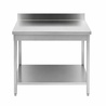 Dynasteel Stainless Steel Table: Depth 700 mm, Length 800 mm