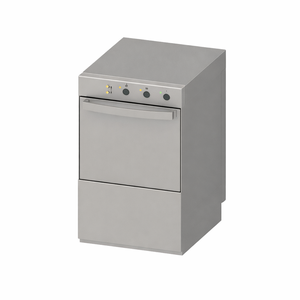 Profesionali indaplovė su skalavimo skysčio ir ploviklio dozatoriumi - 40 x 40 cm - Dynasteel