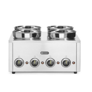 Bain-Marie à Sauce - 4 x 4 L - HENDI