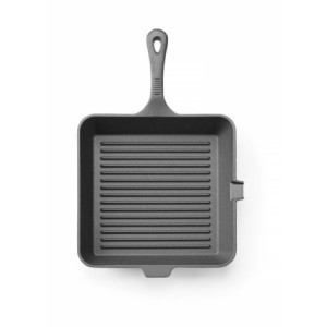 Cast Iron Square Grill Pan - 250 x 250 mm - HENDI