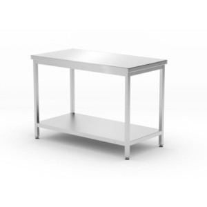 Profi Line Central Table with Shelf - L 1200 x D 600 mm - HENDI