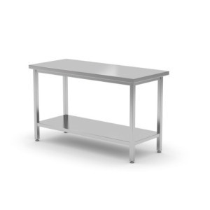 Centrinis Profi Line stalas su lentyna - L 1800 x P 600 mm - HENDI