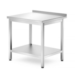 Profi Line sieninis darbo stalas su lentyna - P 700 x L 800 mm - HENDI