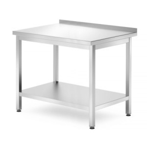 Profi Line sieninis darbo stalas su lentyna - P 700 x L 1000 mm - HENDI