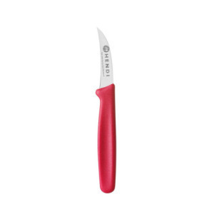 Couteau Éplucheur Rouge - L 158 mm - HENDI