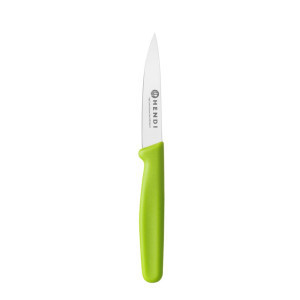 Couteau Éplucheur Pointu Vert - Lamme 192 mm - HENDI