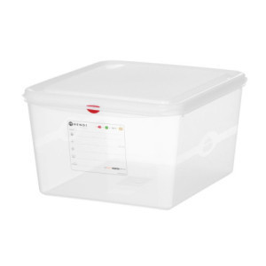 Bac GN 2/3 Transparent in PP - 19 L - HENDI