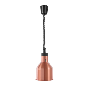 Lampe Chauffante Cylindrique en Cuivre Réglable - HENDI