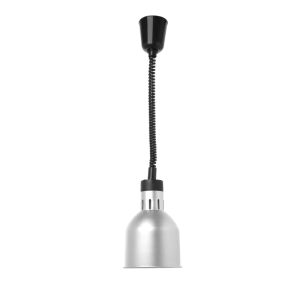 Lampe Chauffante Argentée Cylindrique Réglable - HENDI
