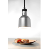 Lampe Chauffante Argentée Cylindrique Réglable - HENDI