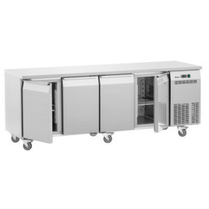 Teigiamai šaldomas stalas - 4 durys GN 1/1 - Gylis 700 - Bartscher