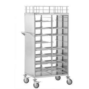 Chariot à Plateaux 16 Niveaux - 330 x 530 mm - Bartscher